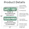 Signmission Safety Culture Sign, 12 in Width, Aluminum, Rectangle, Bilingual OS-2PACK-SF-A-1218-L-10831 - alternate 7